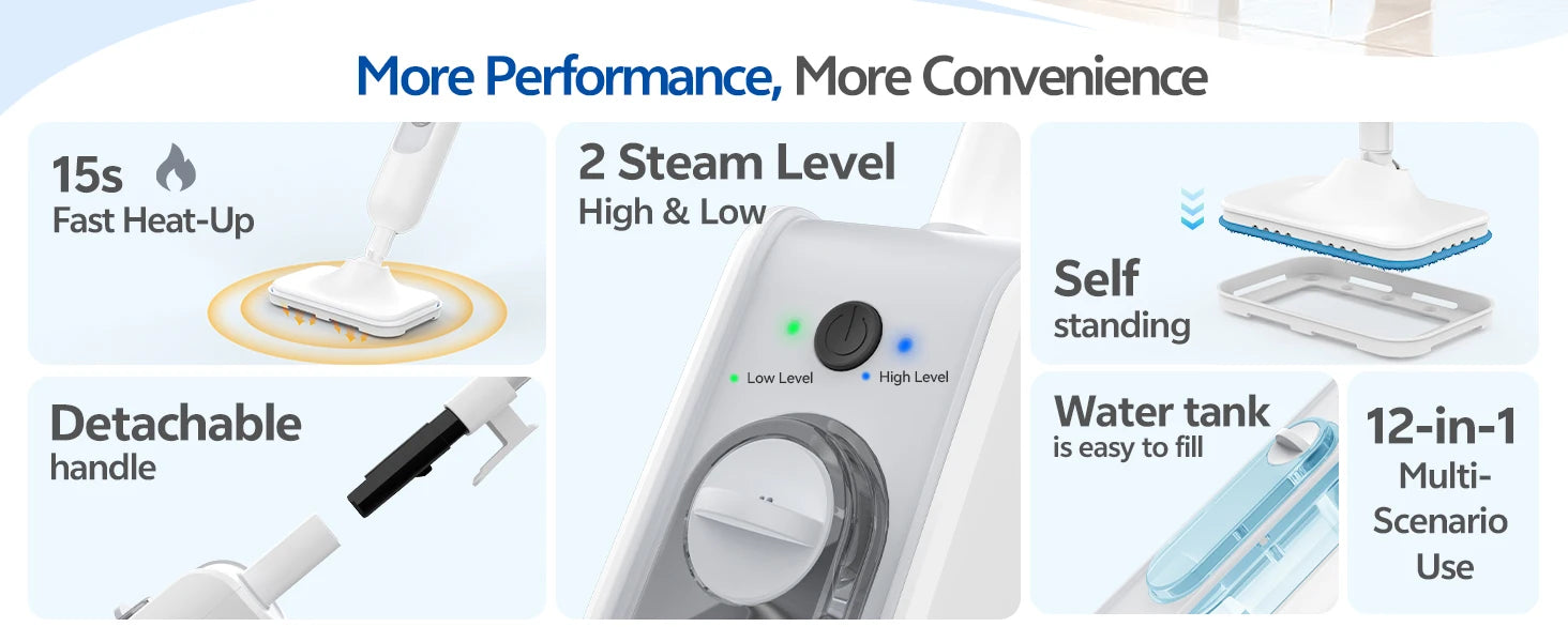 AouraLift™ 7-in-1 Steam Mop