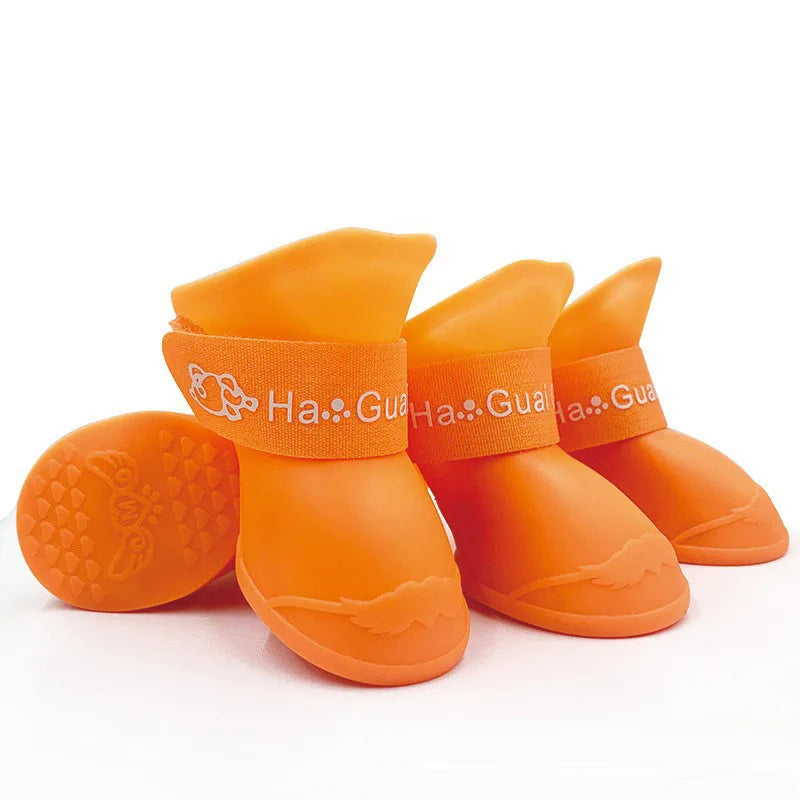 AouraLift™ DryStep Paws – Dog Rain Boots (Set of 4)