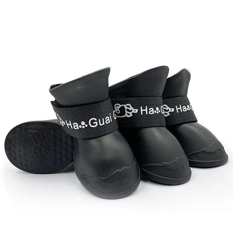 AouraLift™ DryStep Paws – Dog Rain Boots (Set of 4)