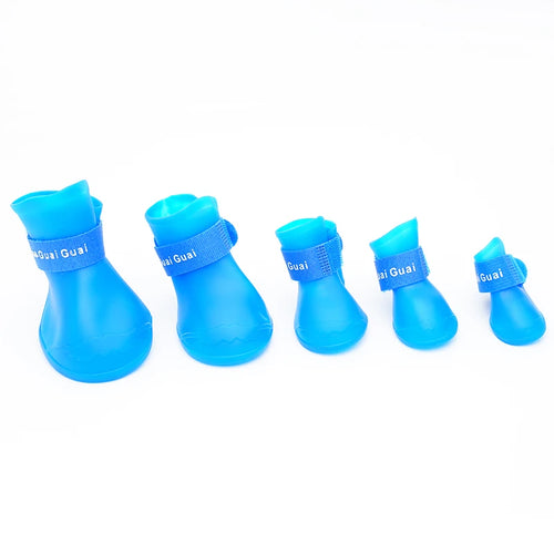 AouraLift™ DryStep Paws – Dog Rain Boots (Set of 4)